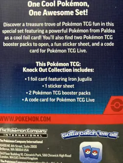 Pokemon Knockout Collection Iron Jugulis - Image 3