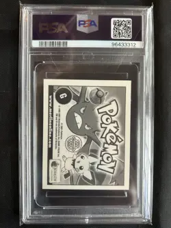 2001 Merlin Pokemon Series 4 Charizard vs Dragonite Sticker #G - PSA 8 - Image 2
