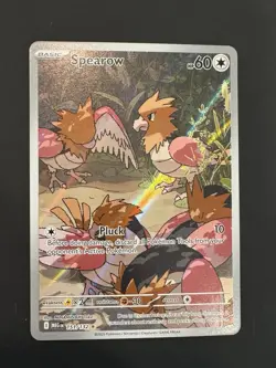 Pokemon Spearow Full Art Holo 151/132 Me01 60 HP - Image 1
