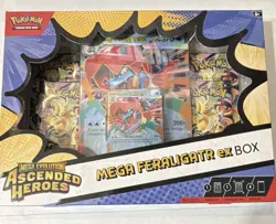 Pokemon TCG: Mega Evolution—Ascended Heroes Mega Feraligatr ex Box English - Image 1