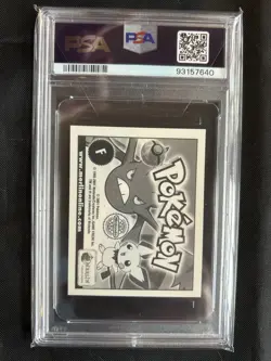 2001 Merlin Pokemon Series 4 Charizard Vs Aeordactyl Sticker #F - PSA 8 - Image 2
