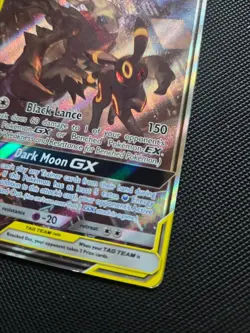 Pokemon Umbreon & Darkrai GX Tag Team Sun and Moon Black Star Promo SM241 MP - Image 2