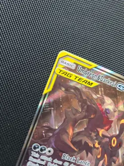 Pokemon Umbreon & Darkrai GX Tag Team Sun and Moon Black Star Promo SM241 MP - Image 4