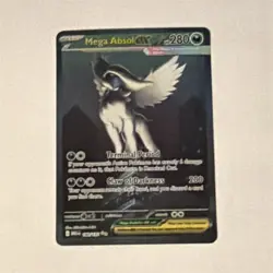 Pokemon Mega Absol EX 180/132 ME01 Mega Evolution Full Art Holo 280 HP EN - Image 1