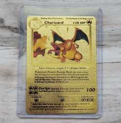 The Pokemon Company Charizard 11/108 Evolutions Holo Rare Gold Foil Collectable - Image 1