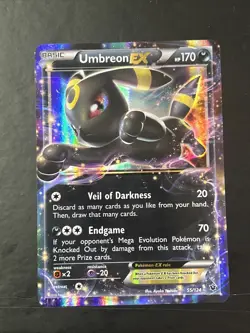 Pokemon Umbreon EX Holo Ultra Rare XY - Fates Collide 55/124 - Image 1