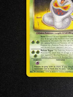 1999-2000 Pokemon Team Rocket Dark Arbok [W Stamped] #19/82 WoTC Promo RARE LP - Image 5