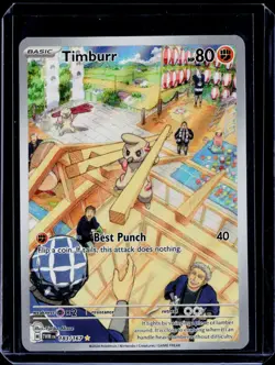 Timburr #183/167 SV06: Twilight Masquerade Pokemon - Image 1