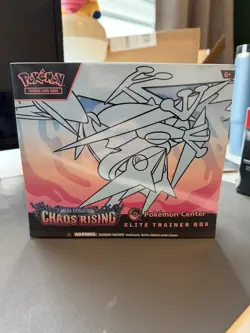 Chaos Rising POKEMON CENTER Exclusive Elite Trainer Box ETB New Factory Sealed - Image 1