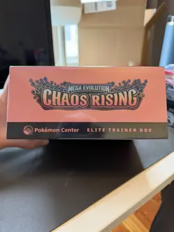 Chaos Rising POKEMON CENTER Exclusive Elite Trainer Box ETB New Factory Sealed - Image 2