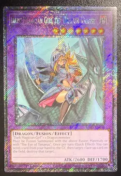 Bonanza Dark Magician Girl the Dragon Knight Platinum Secret Rare RA03-EN258 - Image 1