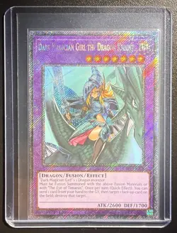 Bonanza Dark Magician Girl the Dragon Knight Platinum Secret Rare RA03-EN258 - Image 3