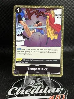 Tempest Kick Sky Slicer OP07-096 Rare (Foil) - 500 Years In The Future - Image 1