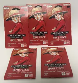 One Piece CCG Carrying On His Will Booster Pack OP13 English 5x Packs - Image 1