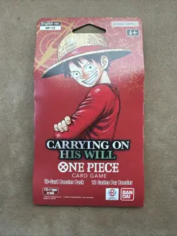 One Piece single Blister pack : Carrying On His Will OP-13 Factory Sealed - Image 1