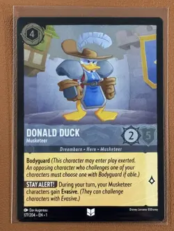Disney Lorcana The First Chapter Donald Duck #177/204 Foil - Image 1