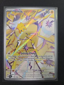 Pokemon TCG Joltik Card 150/142 Stellar Crown Illustration - Image 1