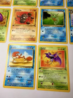 Pokemon Cards - Fossil 1st Edition - Lot Of 10 - Vintage WOTC - Image 4