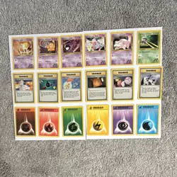 Pokemon Gym Heroes complete set of Common & Energy cards (48 cards) - Image 2