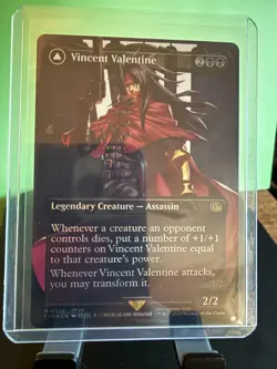 Vincent Valentine (Borderless) (Surge Foil) - Final Fantasy - Near Mint MTG - Image 1