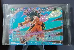 BT323-041 SR Sealed Piercing Special Beam Cannon Dragon Ball Z Super Card Game - Image 1