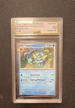 Vaporeon - 168 (Cosmos Holo) 168 Sv: Scarlet & Violet Promo Cards Holo - Image 1