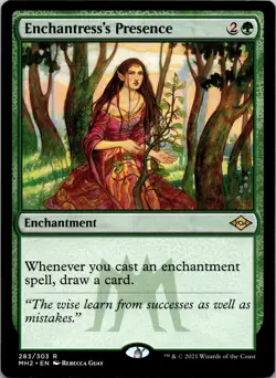 Enchantress's Presence 283 Rare Modern Horizons 2 MTG Near Mint - Image 1