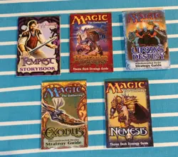 Magic The Gathering Strategy Guides And Storybook Lot Of 5, Rare! - Image 1