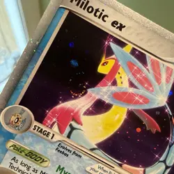 Pokemon Milotic ex 96/106 Emerald Holo Ultra Rare English Holo Swirl - Image 4