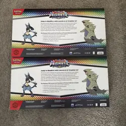Pokemon Prismatic Evolution Lucario Tyranitar EX Premium Collection (Pack of 2) - Image 2