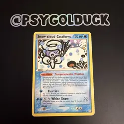Pokemon Snow-cloud Castform 25/101 Hidden Legends LP A22 - Image 1
