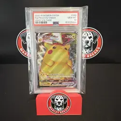 PSA 10 Pikachu VMAX Pokemon TCG 044/185 SWSH FA Vivid Voltage #044 2020 - Image 1
