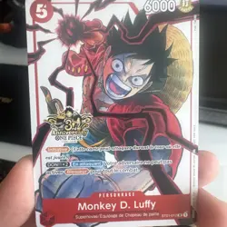 One Piece Card Game Promo Carte Monkey D. Luffy ST01-012 Alt FR Nm - Image 1