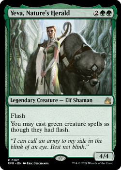 [MTG] Yeva, Nature's Herald (0162) (RVR) NM - Image 1