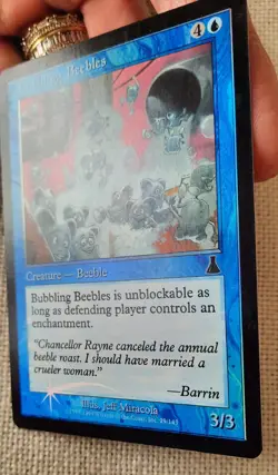 Mtg Foil Urza's Destiny Bubbling Beebles x4 Playset! - Image 4