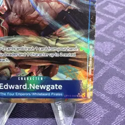 Edward.Newgate, Alternate Art, OP13 - OP13-042 - NM [Foil] TCG One Piece - Image 4
