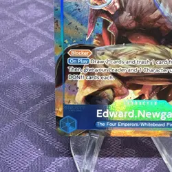 Edward.Newgate, Alternate Art, OP13 - OP13-042 - NM [Foil] TCG One Piece - Image 5