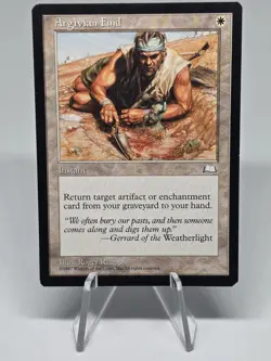 Magic the Gathering TCG Argivian Find Weatherlight 1997 Vintage MTG WOTC - Image 1