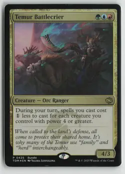 Temur Battlecrier LP Foil 425 Promo Magic: The Gathering - Image 1