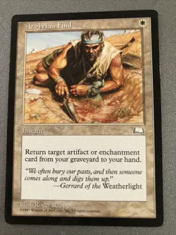 Argivian Find X1 Weatherlight Shuffle Cond See Pics Front Back - Image 1