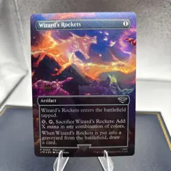 Wizard's Rockets Borderless #400 | LTR The Lord Of The Rings | MTG - Image 1