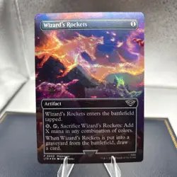 Wizard's Rockets Borderless #400 | LTR The Lord Of The Rings | MTG - Image 2