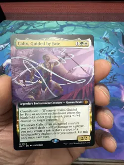 MTG Calix, Guided by Fate (Extended Art) March of the Machine: The Aftermath Reg - Image 1