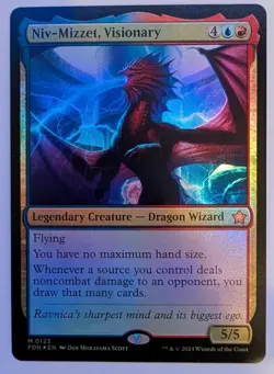 Niv-Mizzet, Visionary Foundations #123 Foil NM - Image 1