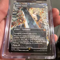 BUSTER SWORD Final Fantasy X MTG Borderless Mythic CGC Pristine 10 Low Pop 🔥 - Image 2