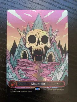 Mountain 2419 Secret Lair Drop Goblin Storm Commander Deck Foil Rare MTG SLD NM - Image 1