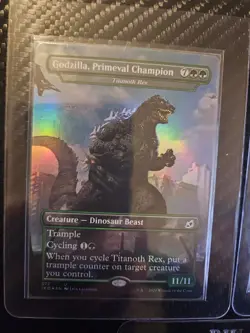 Lot Of 3 Godzilla MTG Secret Lair Showdown Foils Promo Supreme Verdict - Image 5