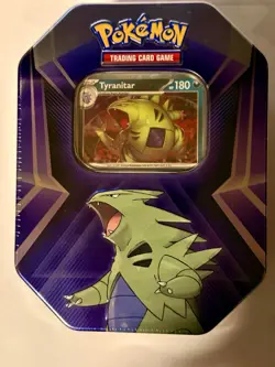 Pokemon TCG Tyranitar Triple Whammy Tin Sealed - Image 3