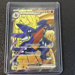 Pokemon TCG Cynthia's Garchomp EX 215/182 Destined Rivals Ultra Rare - Image 1