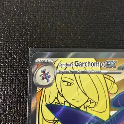 Pokemon TCG Cynthia's Garchomp EX 215/182 Destined Rivals Ultra Rare - Image 3
